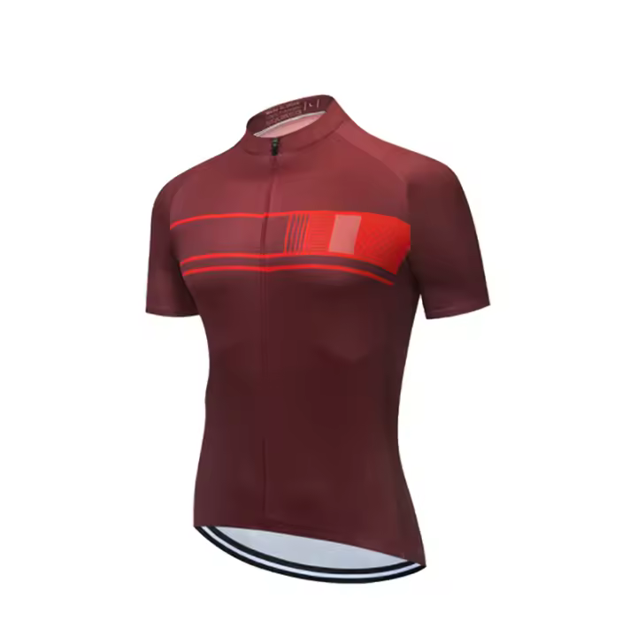 Ropa De Ciclismo Para Hombres Quick Dry Transpirable Camiseta De Bicicleta De Montaña Camiseta De Ciclismo Con Cierre Completo Para Verano - 1