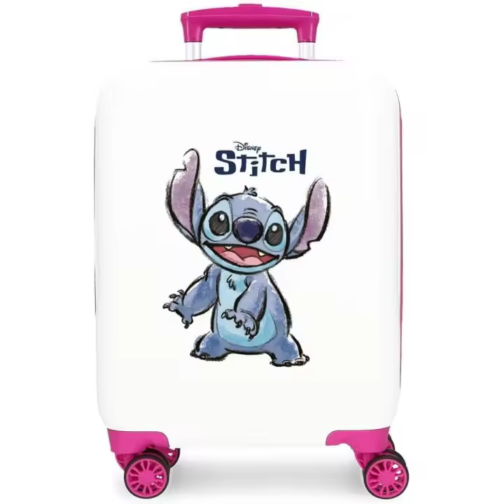 Disney Adorable Stitch Moods Maleta de Cabina Rígida 50 cm ABS Cierre de combinación Lateral 4 Ruedas Dobles Equipaje Mano - 1