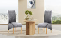 Cubierta De Silla Elástica Engrosada En Color Sólido Anti Suciedad Estilo Simple Protección Para Silla De Comedor Hotel Banquete Hogar - details 16
