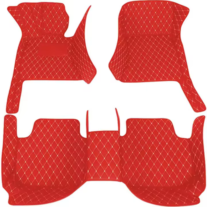 Alfombrillas de cuero para Hyundai Accent Verna Super Pony MC MK3 2006~2011, personalizadas, para coche, accesorios interiores - 1