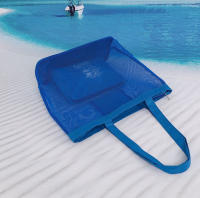 Bolso de Playa de Malla con Neceser EILV – Bolsa Grande Transpirable para Ropa Mojada, Piscina o Viaje - details 6