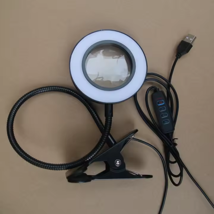 Lámpara de lectura LED con clip, lámpara de escritorio LED con clip, lámpara de escritorio con bloqueo de luz azul, lámpara de escritorio para estudiar, trabajar y leer - 1