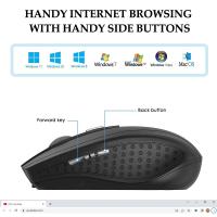 Ratón Inalámbrico Silencioso 2.4G Portátil Para Notebook PC Laptop MacBook Con Niveles Ajustables De DPI Ratón Óptico Para Oficina - details 1