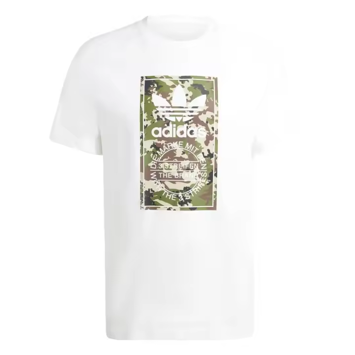 Adidas Camiseta Camo Tongue Blanco - 1