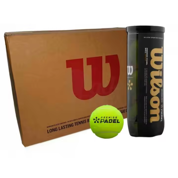 WILSON - CAJON DE 24 BOTES -  Pelotas de pádel - Premier Speed - Amarillo - Velocidad x 3 - Máximo rendimiento (72 Pelotas) Super precio!! - 1