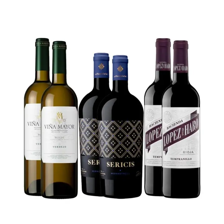 Pack 6 botellas Wine Lovers - 1
