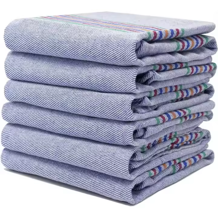 12 Paños de cocina 80% Algodón 20% Poliéster, absorbentes lavable, Bayeta suave y duradero - 1