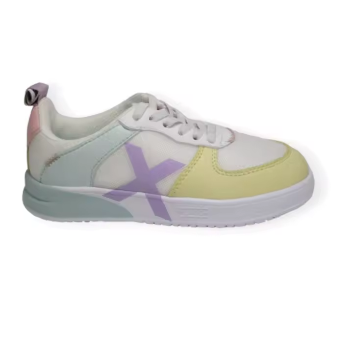 SNEAKER MUNICH MINI LUCA 05 BLANCO COMBINADO CON AIRE RETRO TENIS - 1