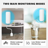 Sensor De Detección De Fugas WiFi O Zigbee Tuya Alarma De Agua Para El Hogar Inteligente Sistema De Seguridad Antisalpicaduras Y Sobrederrame - details 5