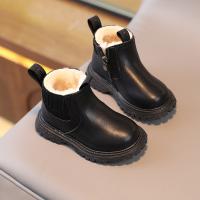Botas De Invierno Calientes Para Niños Y Niñas Botines De Piel PU Con Peluche Moda Botas De Nieve Para Bebés Y Niños Pequeños - details 11