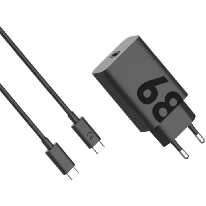 CARGADOR DE PARED MOTOROLA 68W GAN 1XUSB-C + CABLE - 1