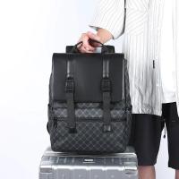 Mochila De Negocios Para Hombre De Cuero PU De Lujo Mochila De Laptop Elegante Bolsa De Viaje Briefcase Mochilas Para Hombre - details 14