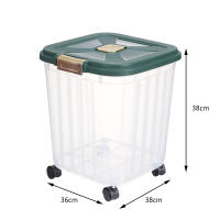 SMELL & SMILE SOY-3305 CONDENEDOR COMIDA 52L CON RUEDA 36*38*38CM - details 1