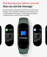 M7 smart bracelet, color screen sports bracelet, multifunctional bracelet with pedometer, heart rate, blood pressure, sleep music - details 2