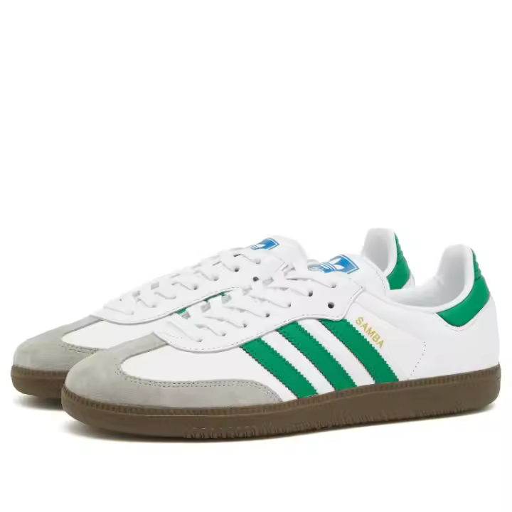 Adidas Samba OG IG 1024 White / Green / Gum 5 - 1