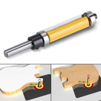 Broca De Router Con Acero De Alta Velocidad Para Trabajar En Madera 1-1/2 Pulgadas H * 1/4 Pulgadas Herramienta De Carpintería Con Soporte Superior E Inferior - details 2
