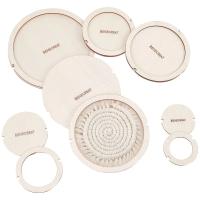 Plantillas De Corte Para Macramé Redondas 12Pcs Herramienta Para Hecho a Mano DIY Moldes De Madera Para Colgantes De Pared - details 0