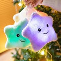 Juguete De Peluche Estrella LED Suave Almohada De Estrella Regalo De Cumpleaños Para Bebés Y Niños Decoración Del Hogar - details 2
