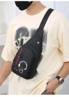 Bolsa De Pecho Para Hombres De Gran Capacidad Unisex Para Deportes Al Aire Libre Y Ocio Estilo Crossbody Monedero De Nylon - details 16