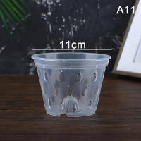 Maceta De Flor Transparente Con Agujeros Para Jardín Y Orquideas Accesorios De Maceta De Plástico Moderno Con Drenaje - details 6