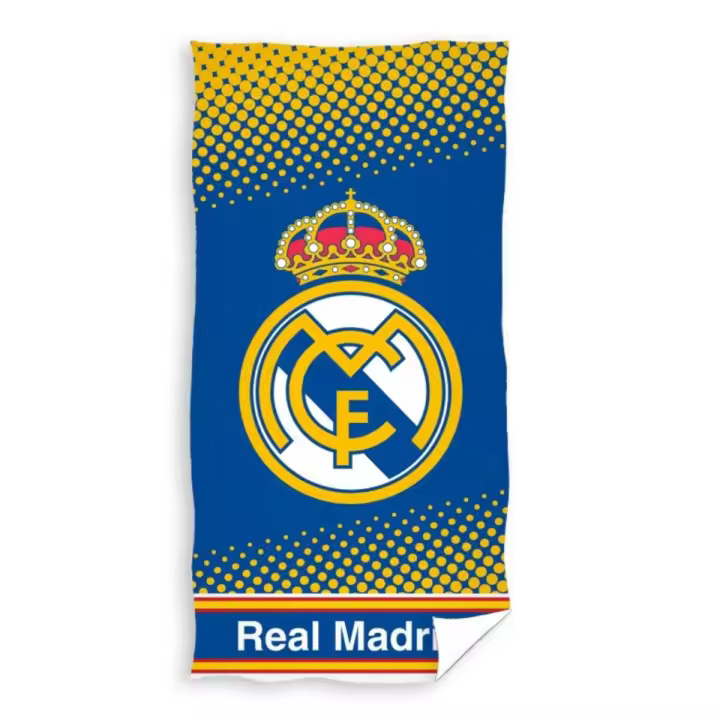 Toalla Playa Real Madrid CF  Licencia Oficial, 100% Poliéster , 70 x 140 cm - 1