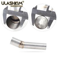 Sistema De Escape Completo Para Motocicleta Kawasaki Z1000 Z1 Ninja1000 Modificado Middle Link Pipe Muffler 2003-2017 Acero Inoxidable - details 7