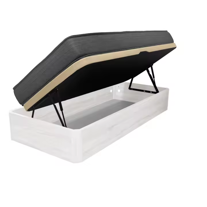 Pack Canapé Apertura Lateral gran almacenamiento con Colchón Viscoelástico Juno - Alta calidad - Altura 18cm (+-2cm) - Fabricado en España - Somnia Descanso [Envío y montaje incluido] - 1