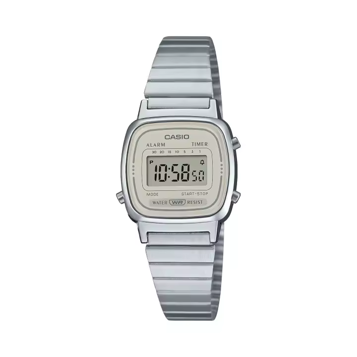 Reloj CASIO Mujer Vintage LA670WEA-8AEF - Digital plateado - 1