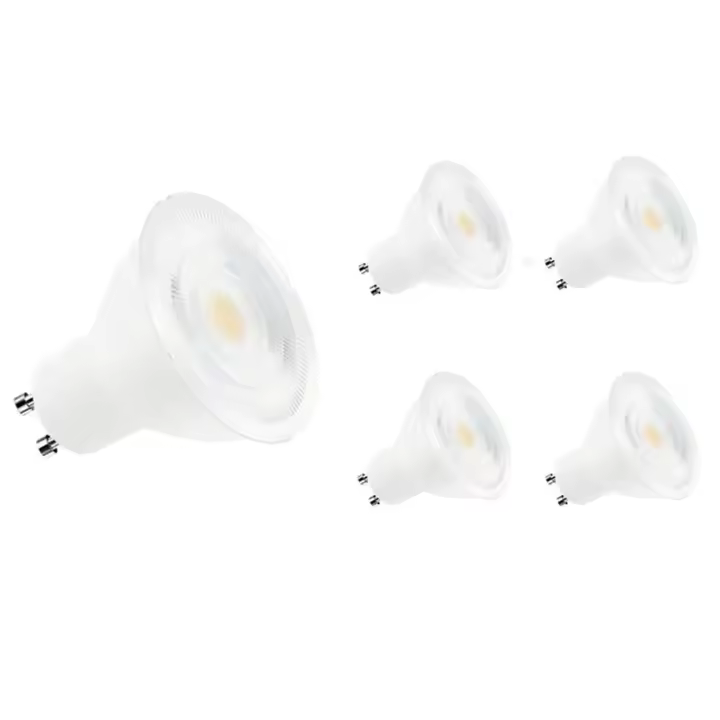 ONSSI Bombilla LED GU10 7W 220v (Pack 5) Blanco Neutro 4500k 560lm (Equivalente a 50W) Lampara Led - 1