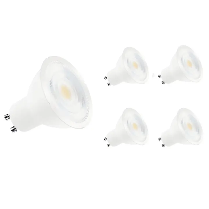 ONSSI Bombilla LED GU10 7W 220v (Pack 5) Blanco Neutro 4500k 560lm (Equivalente a 50W) Lampara Led - 1