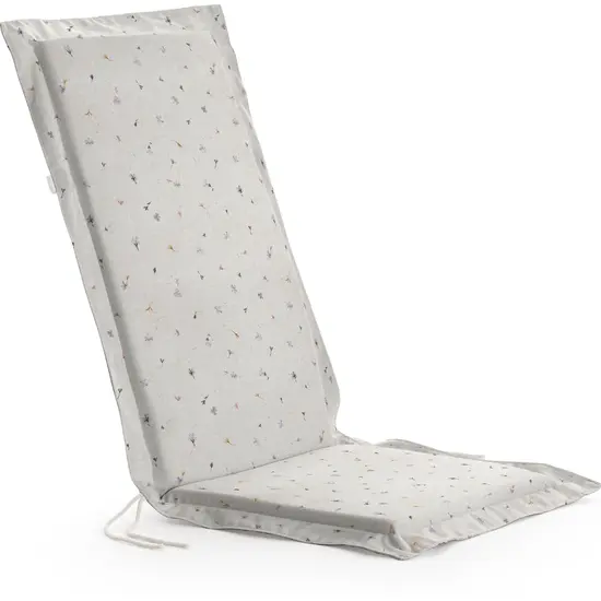 BL BELUM  Cojín  silla de jardín Asiento sin volante: Grosor: 4 cm / Ancho: 41 cm / Largo: 37 m Respaldo sin volante: Grosor: 4 cm / Ancho: 53 cm / Largo: 64 cm Modelo: 0120-343 - 1