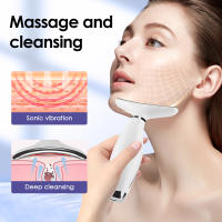 Masajeador facial y de cuello LED de 7 colores, recargable por USB, herramienta multifuncional para el cuidado de la piel para mujeres. - details 3