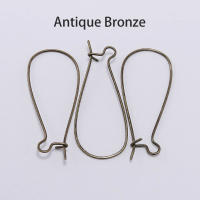 50pcs Gancho De Oreja Dorado Y Bronce Para Joyería DIY Accesorios De Enlaces De Joyería Herrajes De Pulsera De Metal De Aleación De Zinc - details 6