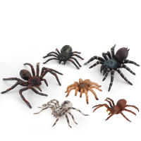 Figura De Acción Simulación De Araña Tarántula Negra Para Juegos De Halloween Juguetes Educativos Divertidos Y Terroríficos Para Adultos Y Niños - details 0
