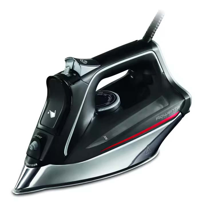 Rowenta Pro Master Plancha de Vapor, Golpe de Vapor de 200 g/minuto, Modelo Gamma y Rojo, Apagado Automático de Seguridad, Punta de Precisión, Pulverizador de Precisión, Depósito de Agua de Fácil Llenado, Planchado Duradero, 2800 W, DW8210D1 - 1