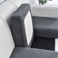 Funda De Sofá Elástica Gruesa En Color Sólido Protector De Muebles Para Sala De Estar Funda De Cojín De Sofá Desmontable - details 7
