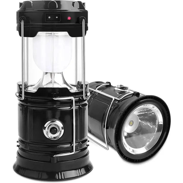 Lámpara Camping LED Recargable Solar Portátil Impermeable 。 2/1 Unids - 1