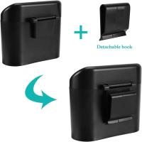 Caja De Basura Para Coche En ABS Negra Con Tapa Y Soporte Universal Caja De Almacenamiento Para Interior Del Coche - details 2