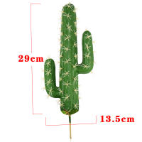 Gran Suculentas Artificiales De Espina De Desierto Para Decoración Del Hogar 30/43cm Planta Falsa De Cactus Para Interiores Sin Mantenimiento - details 6