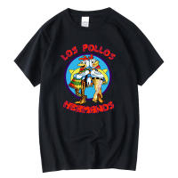 Camiseta De Verano Para Hombre Con Estampado Breaking Bad LOS POLLOS Algodón 100% Camiseta Casual Divertida De Manga Corta Cuidado Facil - details 0