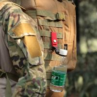 Portabotellas De Nylon Con Hebilla Y Ganchillo Para Camping Y Seguridad Al Escape Herramienta Esencial Para Exteriores - details 1