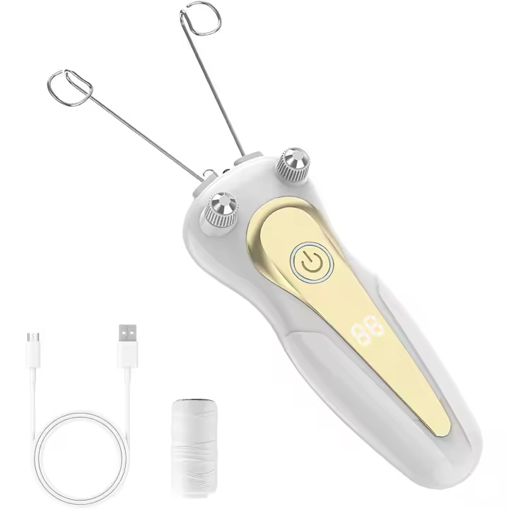 Depiladora Facial Eléctrica para Mujeres - Depiladora Facial Eléctrica - Depiladora Facial USB con LED - Depiladora Facial para Mujeres - Masajeador Facial - Afeitadora - 1