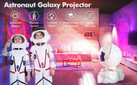Proyector De Noche Astronáutico Con Pared De Estrellas LED Con Altavoz Bluetooth Para Habitación De Niños Fiesta En Casa - details 0