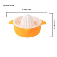 1PC Mini Exprimidor Manual Color Aleatorio Herramienta De Cocina Para Exprimir Frutas Sin Motor Origen China Continental - details 5