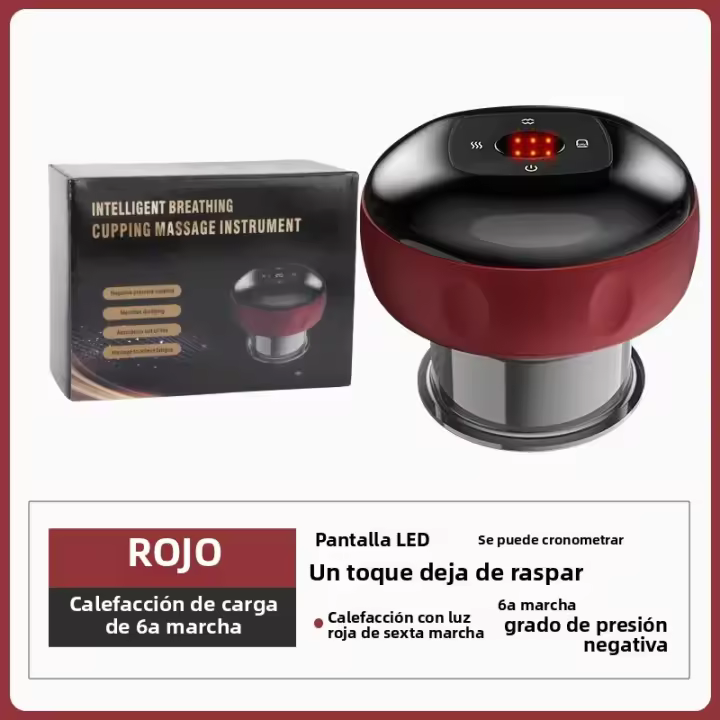 Masaje De Ventosas Eléctricas Anti Celulitis Terapia Magnética Sin Cable Guasha Desgrumador De Grasa Delgaduría Corporal Scraping - 1