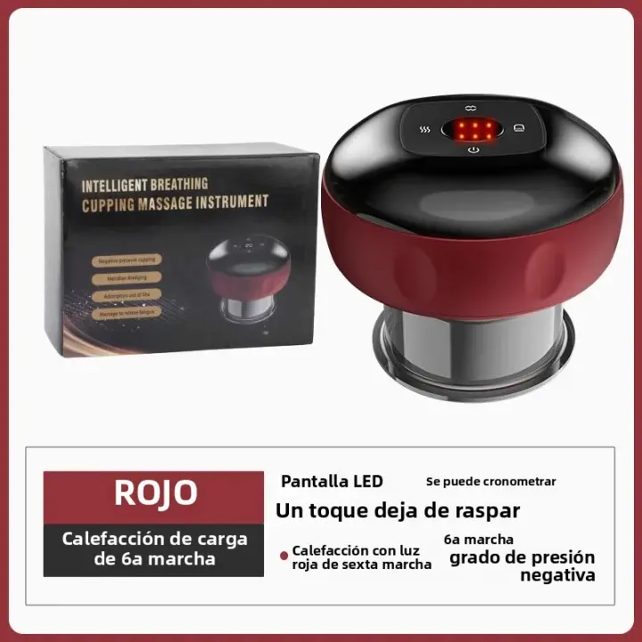Masaje De Ventosas Eléctricas Anti Celulitis Terapia Magnética Sin Cable Guasha Desgrumador De Grasa Delgaduría Corporal Scraping - 1