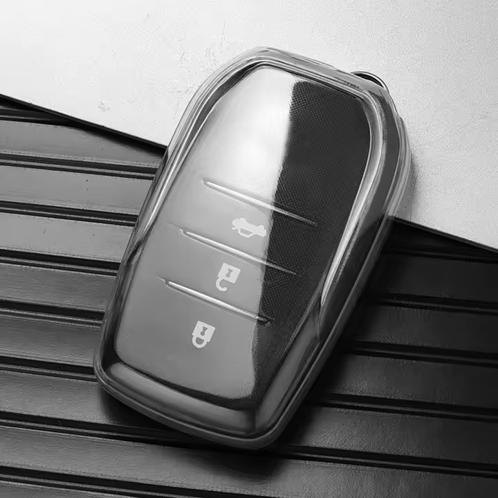 Funda De Llave De Coche Suave TPU Para Toyota RAV4 Crown Hilux Fortuner Camry Land Cruiser Prado Protección De Carcasa Accesorios - 1