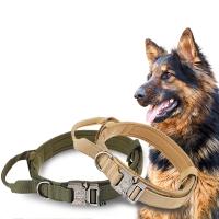 Juego De Collar Y Correa Para Perros De Nylon Resistente Con Reflejante Tactical Entrenamiento Gran Tamano Dispositivo Inteligente No Personalizado Padded Quick Release Todas Las Estaciones - details 22
