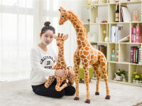 Gran Juguete De Peluche Giraffe Real De 35-120cm Alta Calidad Animales De Peluche Suaves Decoración De Habitación Para Niños Regalo De Cumpleaños - details 4