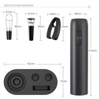 Abrevidor De Botellas De Vino Eléctrico Automático Recargable Con Base De Carga Para Amantes Del Vino Gadgets Para La Cocina - details 9